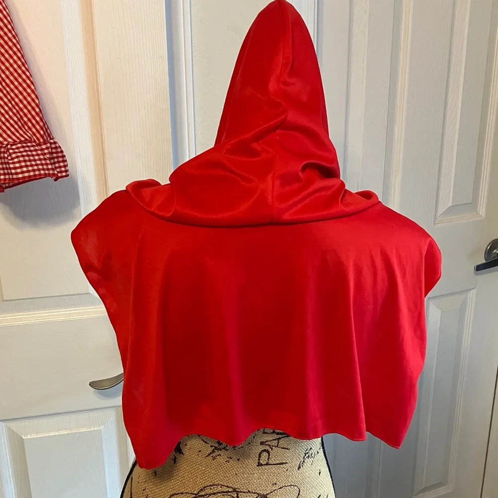 Leg Avenue Girl’s L 10/12 Little Red Riding Hood Halloween Costume gingham print